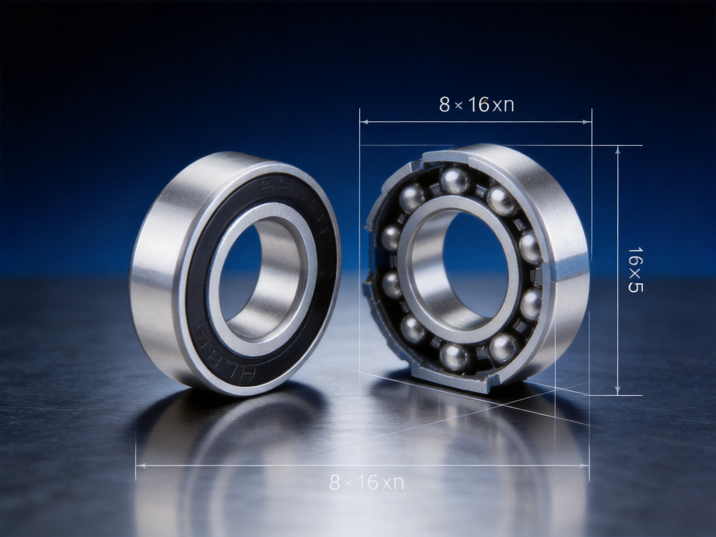 S688-2RS Ultra-Slim Stainless Steel Deep Groove Ball Bearing for Space-Constrained Applications