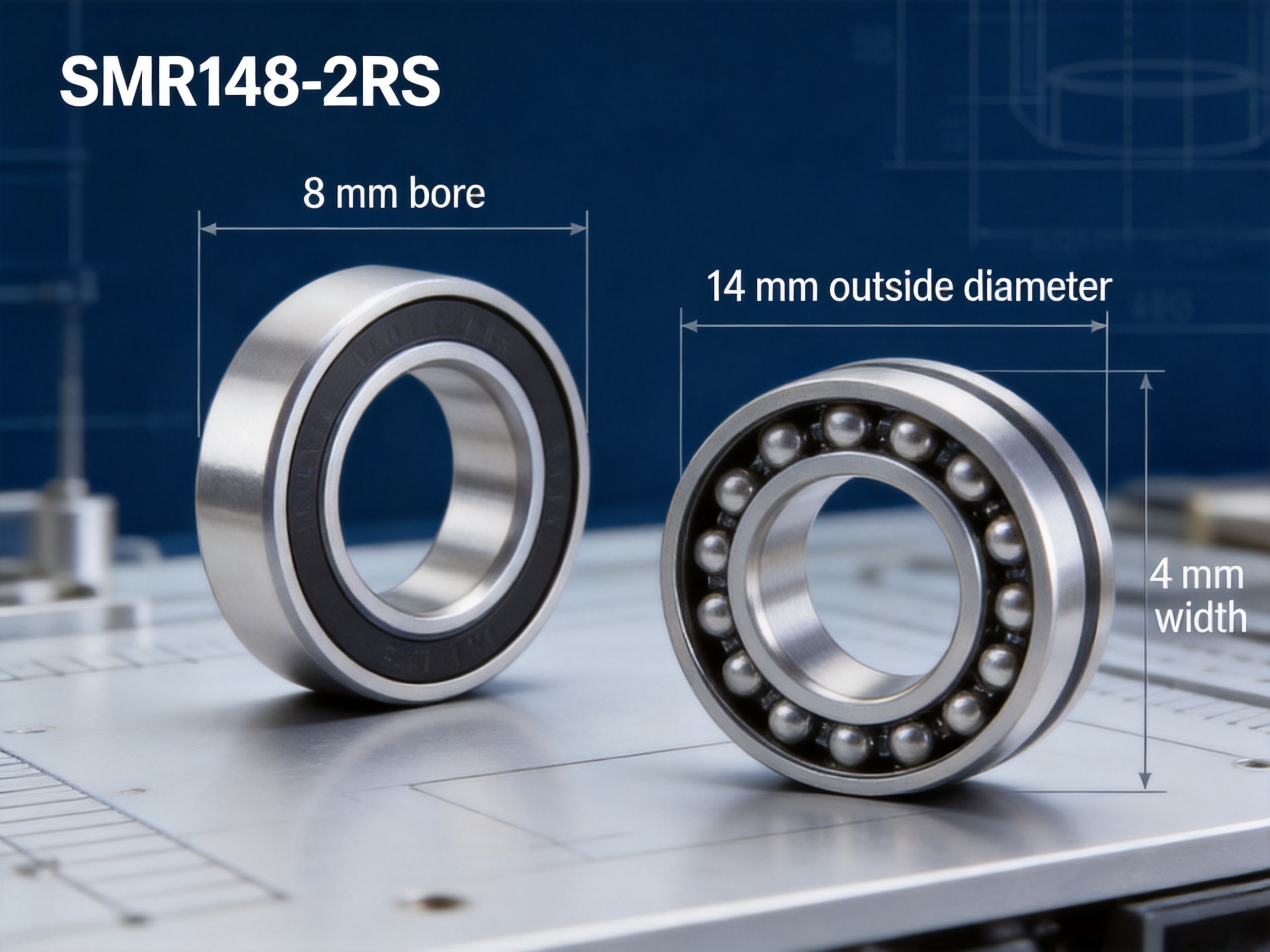 Miniature Deep Groove Ball Bearings for Compact, Precise, and Corrosion-Resistant Applications