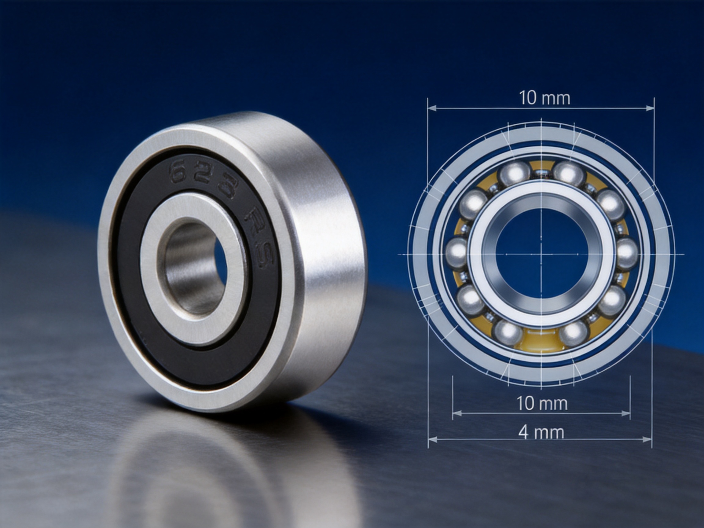 623-2RS Miniature Deep Groove Ball Bearing: Compact Performance for Precision Applications