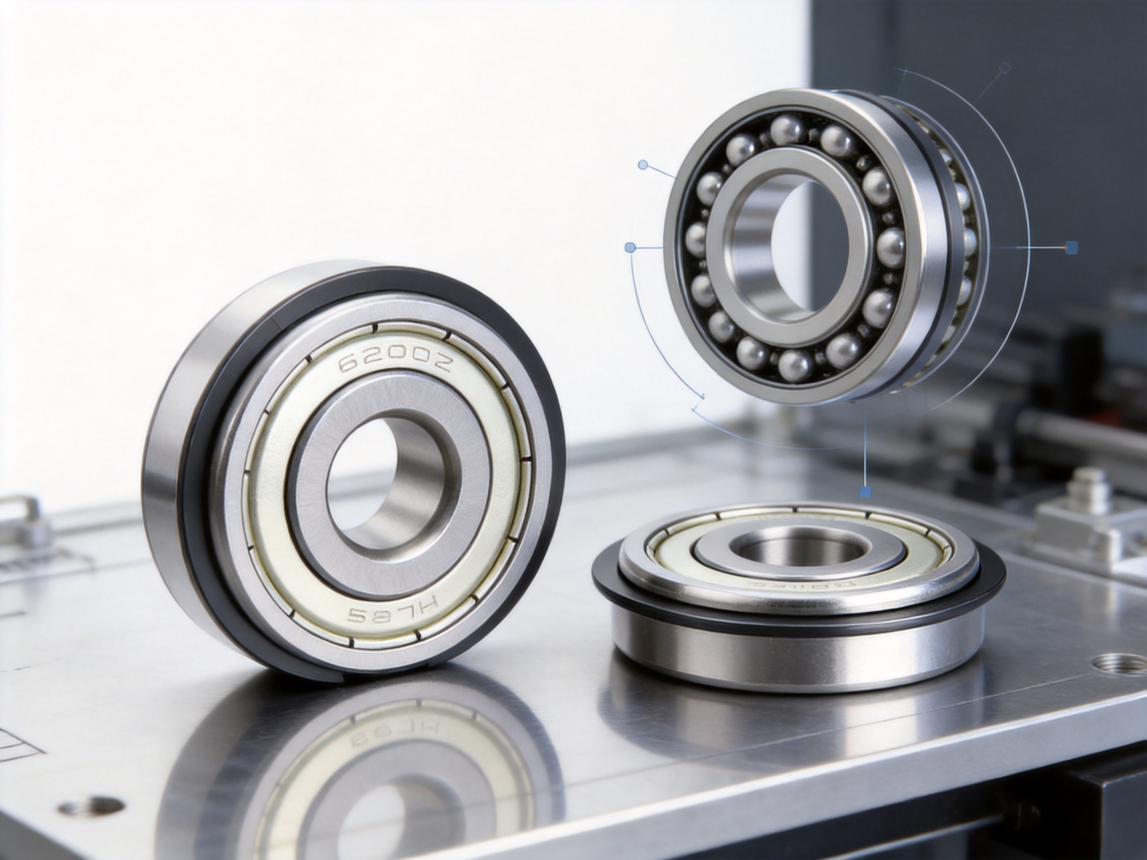 6200ZZNR Deep Groove Ball Bearing for Compact Motors and Power Tools