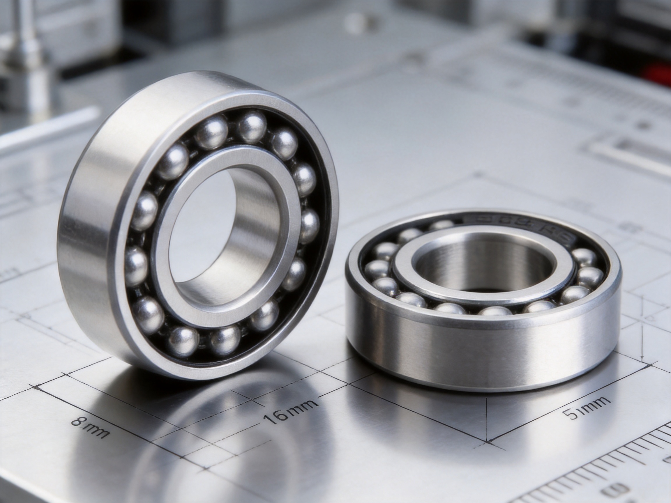 S688-2RS Ultra-Slim Stainless Steel Deep Groove Ball Bearing: Compact Performance for Precision Equipment