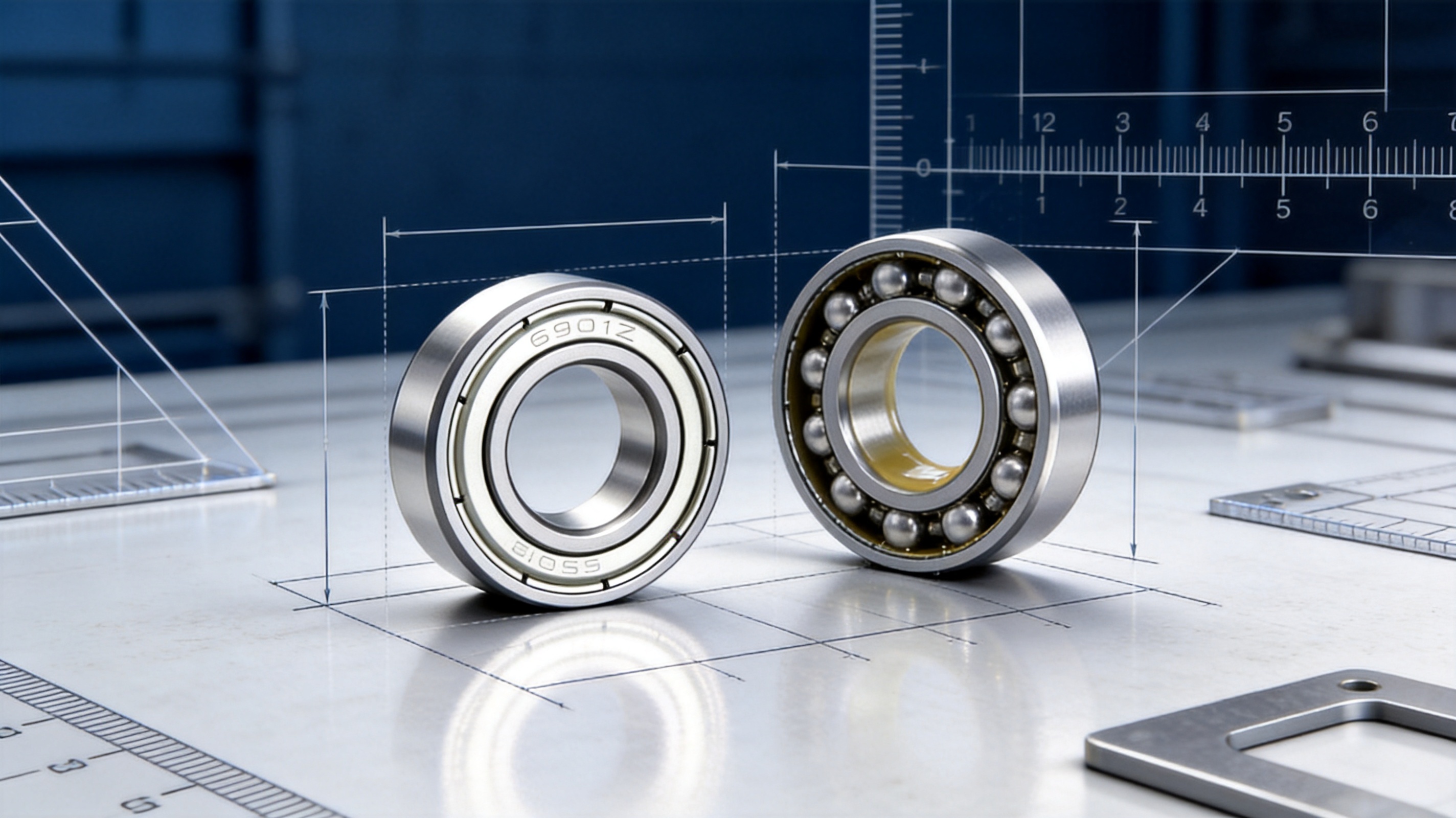 6901ZZ Compact Deep Groove Ball Bearing for Fans, Motors, and Electronic Devices