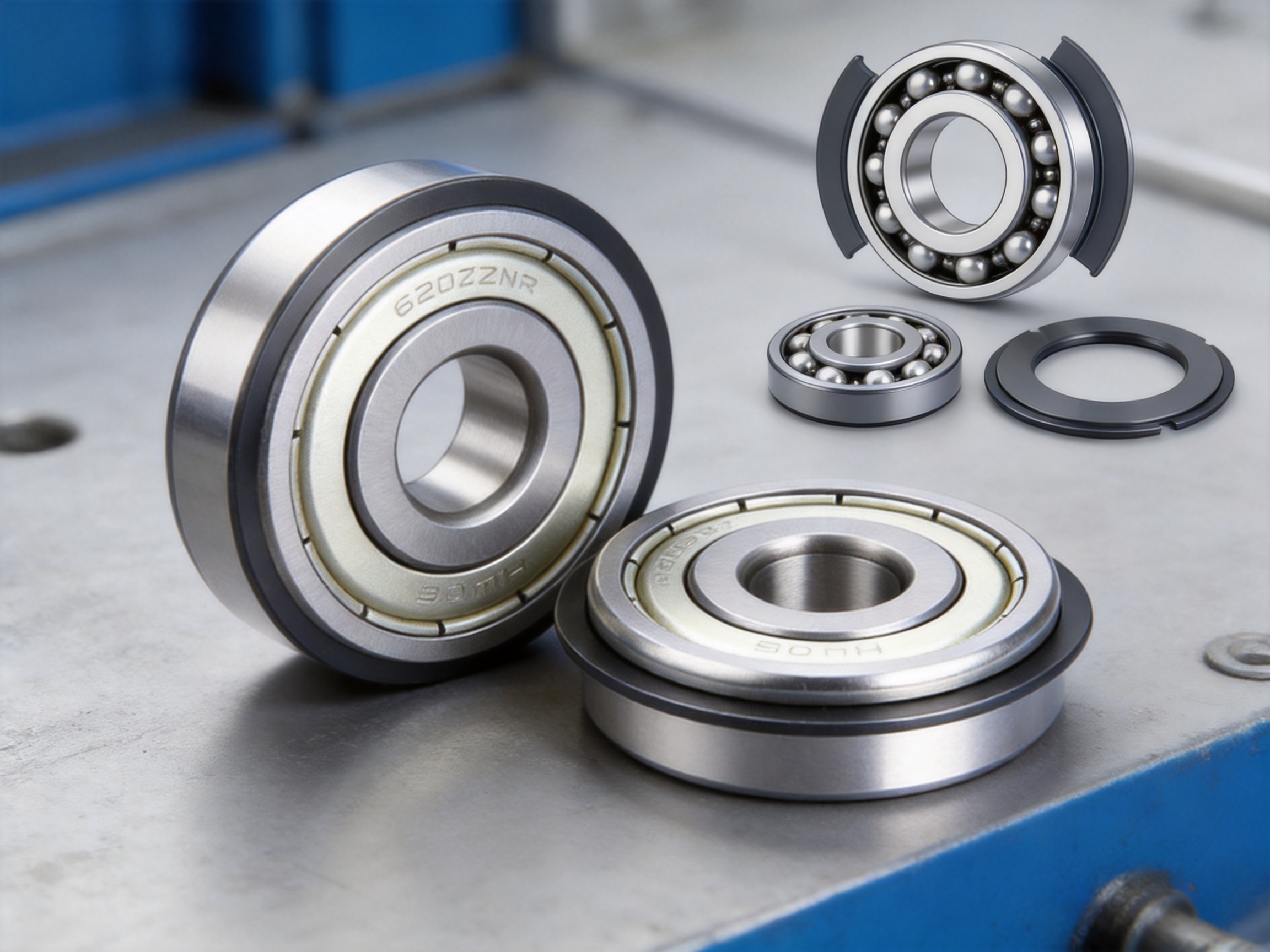 6200ZZNR Deep Groove Ball Bearing for Small Motors and Power Tools