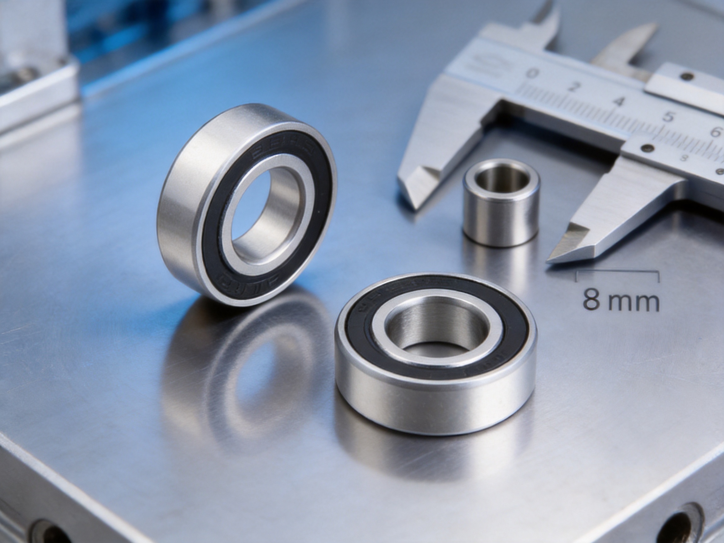 S688-2RS Ultra-Slim Stainless Steel Deep Groove Ball Bearing for Compact Precision Equipment