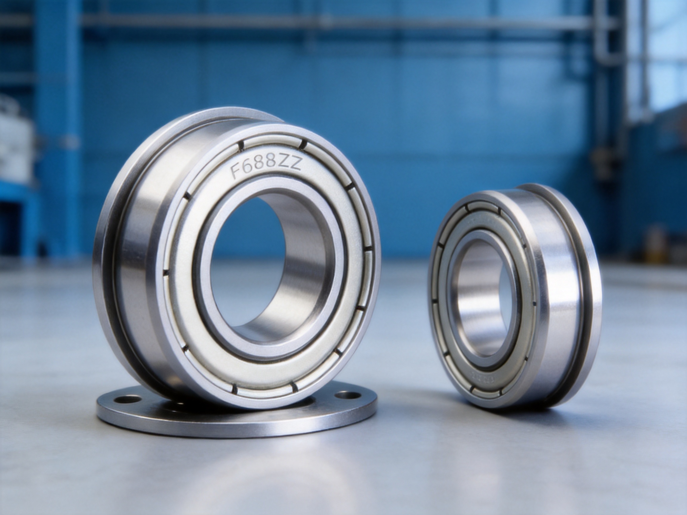F688ZZ Flanged Miniature Deep Groove Ball Bearing: Compact Performance for Precision Applications